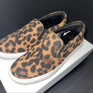 Cheetah slip ons